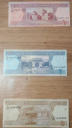 Lot 12 billets Afghanistan de TB a NEUF