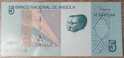 Billet 5 Kwanzas 2012 151A NEUF Angola