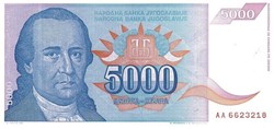 5.000 DINARA - 1994