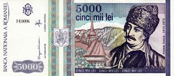 5.000 lei Mai 1993 Pick 104a Roumanie / 3-10