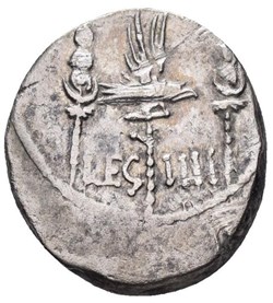 Marcus Antonius AR Denarius, Legio IIII 'Scythica'