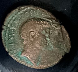 Marcus Antonius ACHAEA Æ As, Fleet coinage Heavy series