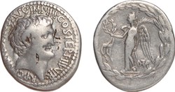 Marcus Antonius AR Denarius, D. Turillius, moneyer /1 var