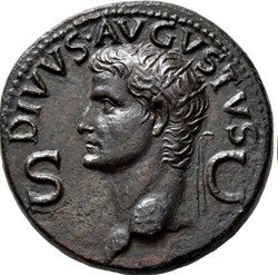 Divus Augustus Æ Dupondius
