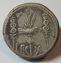 Marcus Antonius AR Denarius, Legio X