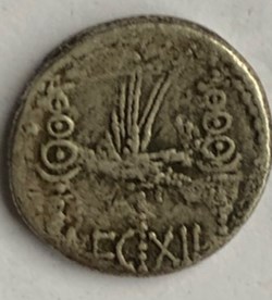 Marcus Antonius AR Denarius, Legio XII 'Fulminata' (without ANTIQVAE)