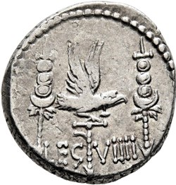Marcus Antonius AR Denarius, Legio VIIII 'Hispana'