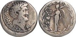 Marcus Antonius AR Denarius, D. Turillius, moneyer /2 var
