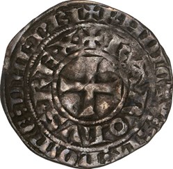Charles IV (1322-1328) - Maille blanche - Silver