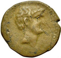 Marcus Antonius with Fulvia. Ae (42/1) - RPC I 4509