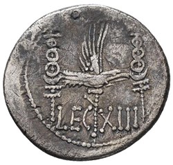 Marcus Antonius AR Denarius, Legio XIII 'Gemina'
