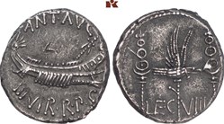 Marcus Antonius AR Denarius, Legio VIII Augusta