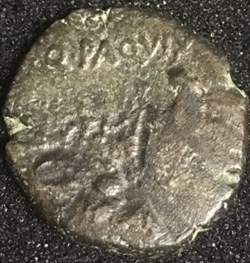 Marcus Antonius. Æ As, Macedon mint - French soil find (Rambouillet)