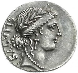 a Manius Acilius Glabrio - AR Denarius - Valetudo