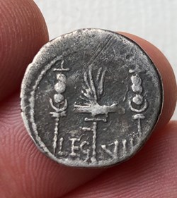 Marcus Antonius AR Denarius, Legio VII 'Claudia'