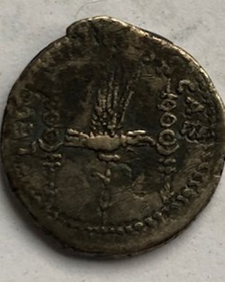Marcus Antonius AR Denarius, Legio XVIII LYBI]CAE