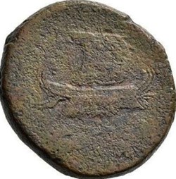 Marcus Antonius ACHAEA Æ Tressis (Γ), Fleet coinage