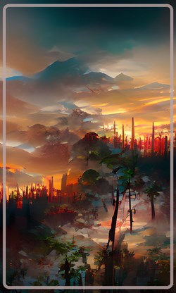 Burnt forest