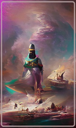 God in desert