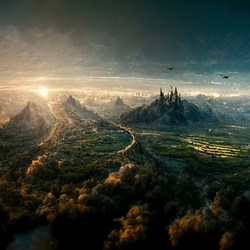 Middle earth flyby
