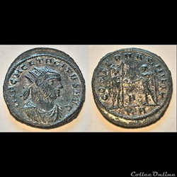 Tacitus (A.D.276). AE Antoninianus. FIDES MILITVM. Originally from The Langtoft Hoard UK.