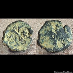 Unidentified Follis with 2 Countermarks