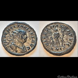 Tacitus (A.D.276). AE Antoninianus. Originally from The Langtoft Hoard UK.
