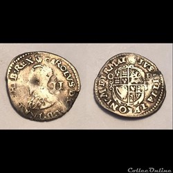 Charles I Half Groat.