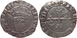 Auxonne 1419-09 à 10 gros inédit au lis initial et au nom de Philippe-le-Bon