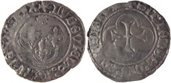 Mâcon ? 1475-1483 blanc au soleil au nom de Louis XI, émission non officielle, variété