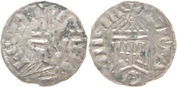 6/- Besançon 1000-1100 ? denier à la porte noire