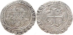 Mâcon ? 1489-1490 douzain au nom de Charles VIII, variété DeI*GRACIA // DnI émission non officielle