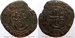 Mâcon ? 1476-1483 double tournois 2è type au nom de Louis XI, émission non officielle