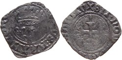 Nevers 1420-1421 gros dit "florette" Charles VI
