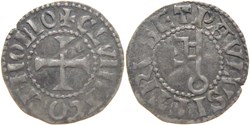 Abbaye de Cluny 1140-1240 denier de type 2a