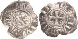 Chalon-sur-Saône 1065-1113 obole fautée au nom de Hugues II