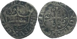 Auxonne 1327 double du système et de type parisis du règne de Eudes IV