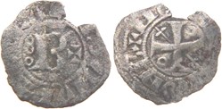 Chalon-sur-Saône 1143-1240 ? obole immobilisée variété au nom de Hugues II