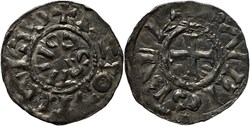 6/- Scodingue (comté de) Salins-les-Bains ou Lons-le-Saunier denier anonyme ex 4