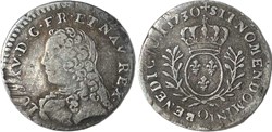 Riom 1730 O 1/20è d'écu Louis XV