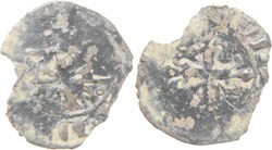 Auxonne 1327 double du système parisis de type bourguignon du règne de Eudes IV