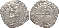 Cuisery 1419-08 à 09 gros au lis initial au nom de Jean-sans-Peur