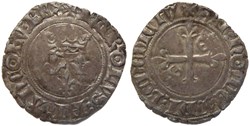 Mâcon 1419-3 gros dit "florette" 4è émission ducale Jean-sans-Peur au nom de Charles VI