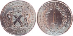 11/- Chenelette 1715 jeton Bernard de Noblet, Chevalier et Comte de