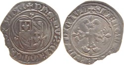 Saint Laurent-lès-Chalon 1422-05 blanc à l'écu dans un trilobe au nom de Philippe-le-Bon