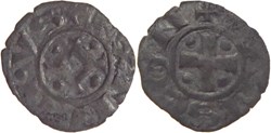 Mâcon 1137-1239 obole à la croix cantonnée au nom de Philippe Ier titulature inversée et variée