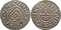 Nevers, comté de, 1100-1150 denier immobilisé au nom de Louis IV d'Outremer