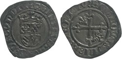 Cuisery 1420-05 à 1421-10 gros à deux "c" superposés initiaux variété au nom de Philippe-le-Bon