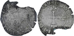 Beaucaire 1419-1421 fin gros dit "florette" émission delphinale au nom de Charles VI