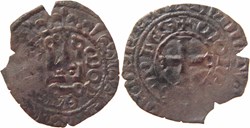 Auxonne 1347-1348 maille noire 4è émission du règne de Eudes IV